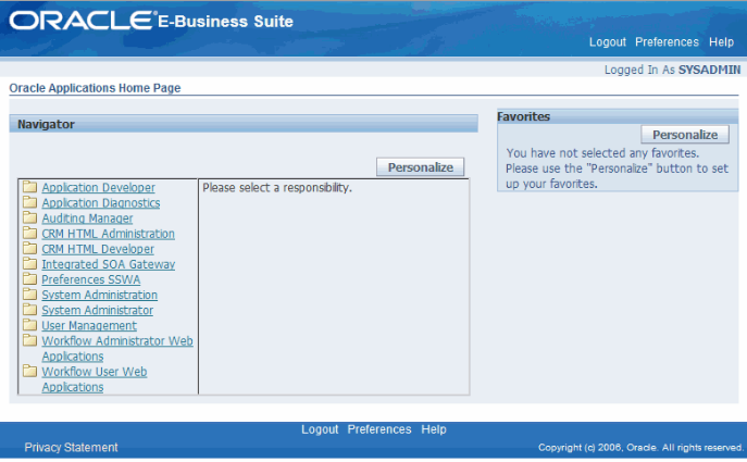 Oracle EBS Applications