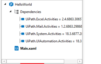 How to search and add activity in UiPath studio