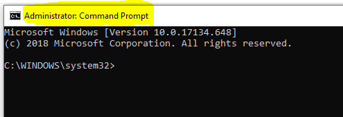 run command prompt with administrator privileges